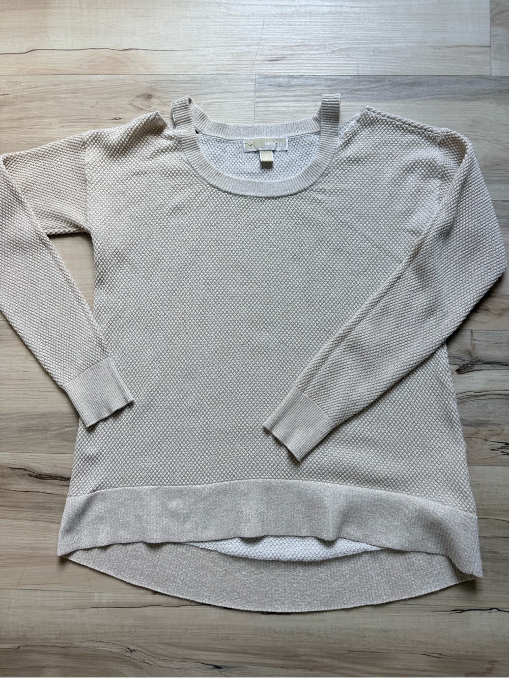 Michael Kors Women’s Textured Knit Pullover Sweater – Size M